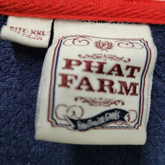 Phat Farm Men's Full-Zip Short Sleeves Hoodie Size 2XL. Excellent Condition. - Picture 10 of 10